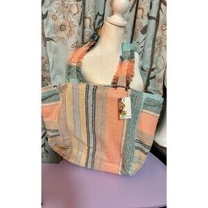 Express Edit Boho Canvas Tote Large
